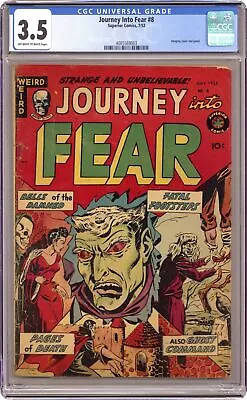 Buy Journey Into Fear #8 CGC 3.5 1952 4085569003 • 181.84£