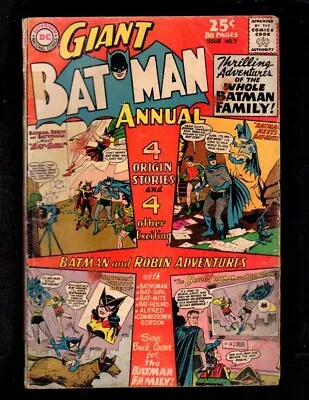 Buy Giant Batman Annual #7 G- (batmite) 1964 Dc • 20.14£