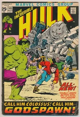 Buy The Incredible Hulk #145 Comic Book - Marvel Comics! • 43.45£