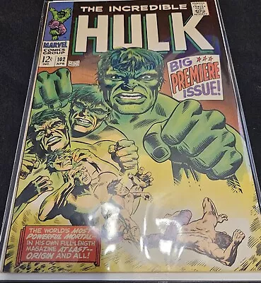 Buy Incredible Hulk #102 7.5 1st Ongoing Series  Origin  🔑  See Pics Marvel Comics  • 179.89£
