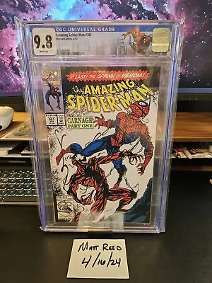 Buy The Amazing Spider-Man #361 (Marvel Comics April 1992) CGC 9.8 Custom Label • 281.11£