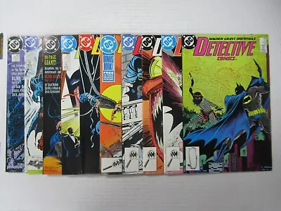 Buy Lot 10 1988 1990 DC Detective Comics # 591 592 593 594 595 596 597 598 599 600 • 27.67£
