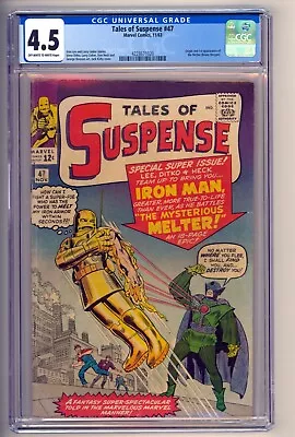 Buy Tales Of Suspense #47 Nov 1963 Marvel CGC 4.5 Iron-Man Melter • 243.85£