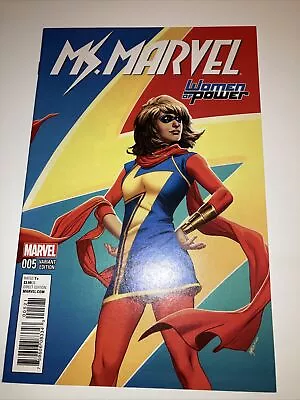 Buy Ms. Marvel #5 Emanuela Lupacchino Women Of Power Variant Marvel 2016 • 12.99£