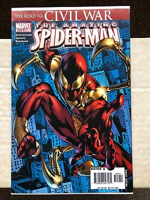 Buy Amazing Spiderman 529 (2006) 1st App Iron Spider Costume.1st Print. Iron Man App • 18.99£