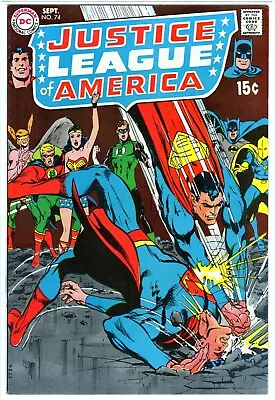 Buy Justice League Of America #74 - Dc 1969 - Vf/nm (9.0) - Bagged Boarded • 98.36£