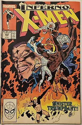 Buy Uncanny X-Men #243 (1989) Inferno! Mr. Sinister Marauders X-Factor NM- • 2.38£