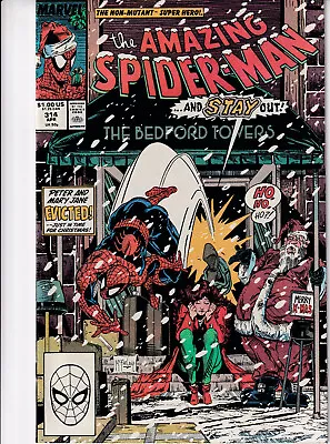Buy AMAZING SPIDER-MAN Vol. 1 # 314 April 1989 MARVEL Comics - Christmas • 29.78£