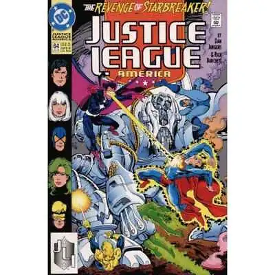Buy Justice League (1987 Series) #64 In Near Mint Minus Condition. DC Comics [t} • 2.34£