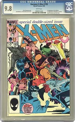 Buy Uncanny X-Men #193 CGC 9.8 1985 0987812004 • 90.92£