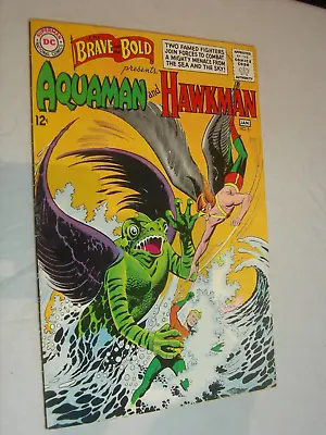 Buy Brave And The Bold #51 F Aquaman And Hawkman Fight The Giant Flying Frog ! • 79.94£
