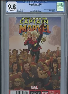 Buy Captain Marvel #17 2014 CGC 9.8 • 43.54£
