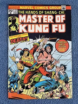 Buy MASTER OF KUNG FU #22 (Marvel, 1974) Hands Of Shang-Chi ~ Mt Rushmore • 7.11£