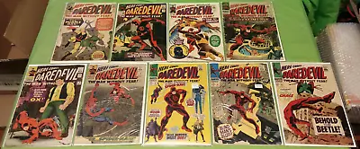 Buy Daredevil Comic Book Lot (9) 4, 10, 11, 13, 15-16, 27, 31, 33 Low Grade • 158.59£