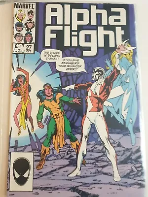 Buy Alpha Flight #27 Marvel Comics Oct 1985 John Byrne Rare Vf+ • 2.99£