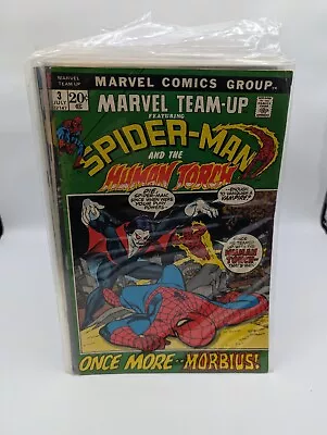 Buy Marvel Team-up 3  3rd Appearance Morbius 1972 • 102.62£