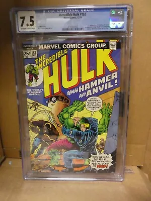 Buy Marvel Comics Hulk 182 CGC 7.5 1st Appearance Hammer & Avil 3rd Wolverine  • 419.99£