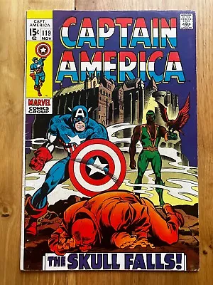 Buy Captain America # 119 - 3rd Appearance Of The Falcon Red Skull Vf • 14.99£