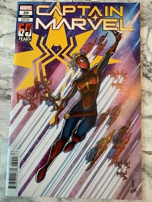 Buy Captain Marvel 39 LGY 173 Spiderman Variant Cover 1st Print 2022 - Hot Series NM • 4.99£