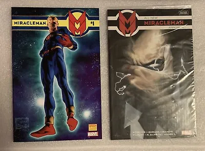 Buy Miracleman #1 + All New Annual #1 Del’Otto Cover NM Sealed Marvel Comics 2014-15 • 9.49£