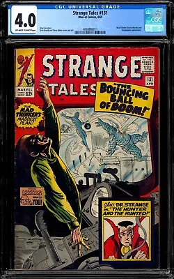 Buy Strange Tales #131 Cgc 4.0 Graded! Silver Age Marvel Comics • 71.33£