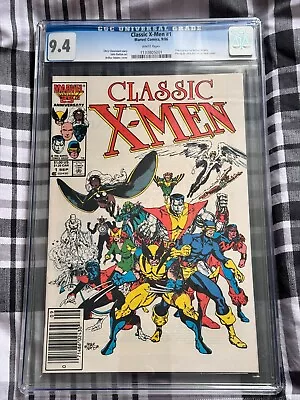 Buy Classic X-Men 1 CGC 9.4 Marvel Comics 1986 Chris Claremont Story • 70£