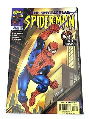 Buy Marvel Comic The Spectacular Spider Man Identity Crisis #257 Vol. 1 (1998) • 8.17£