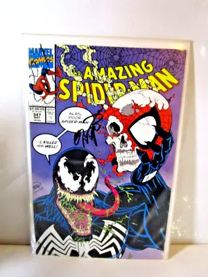 Buy SIGNED AUTOGRAPHED Amazing Spider-Man #347 Venom Cover Erik Larsen Bagged Boarde • 78.84£