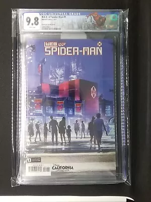Buy W.E.B. Of Spider-Man 1 CGC 9.8 Disney Theme Park Variant Retired NYC Label  • 78.84£