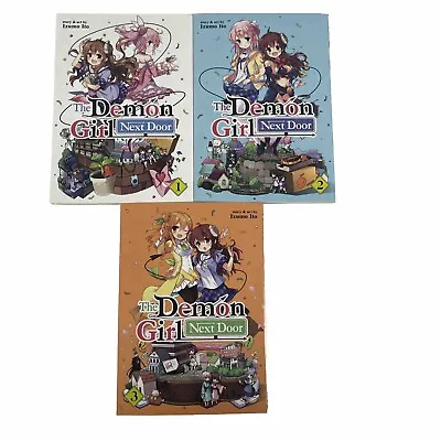Buy The Demon Girl Next Door Lot Of 3 Vol. 1-2-3 (English Manga Set - Seven Seas) • 23.63£