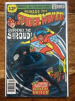 Buy Spider-Woman 13. 1979. Featuring The Shroud. Carmine Infantino Artwork. FN+ • 2.99£
