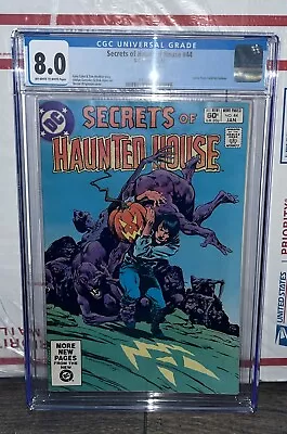 Buy Secrets Of Haunted House #44 Classic WRIGHTSON Halloween 1982 McFarlane CGC 8.0 • 86.65£