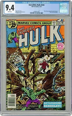 Buy Incredible Hulk #234 CGC 9.4 1979 2039811003 • 169.98£