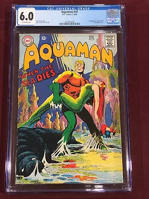Buy Aquaman 37 Cgc 6.0 Bob Haney Nick Cardy 1968 • 128.23£