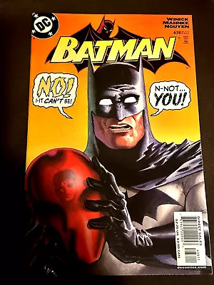 Buy Batman #638  (2005) Red Hood Revealed To Be Jason Todd - DC Comics Near Mint • 21.45£