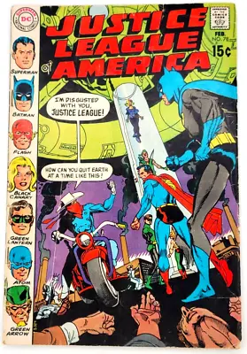 Buy Justice League Of America #78 (1969) / Vg / Introduction To Jl Satellite • 19.66£