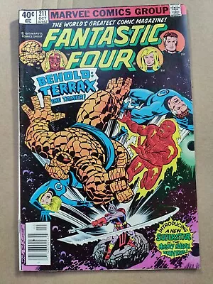 Buy Fantastic Four #211 FN/VF (1979 Marvel Comics) 1st Terrax The Tamer • 15.21£