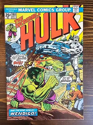 Buy Incredible Hulk, The #180 - Year 1974 - Marvel - 1st Cameo Appearance Wolverine • 901.28£