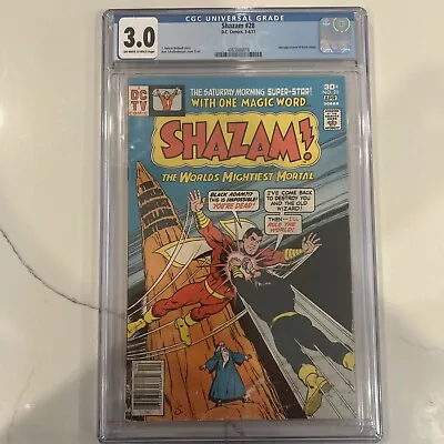 Buy Shazam 28 CGC 3.0 1st Black Adam Appearance Since Golden Age (2nd App Overall) • 35.58£