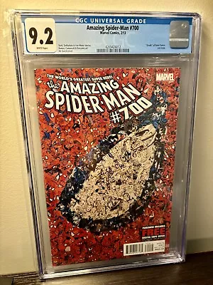 Buy AMAZING SPIDER-MAN #700 CGC 9.2 (2013) - Death Of Peter Parker • 39.38£
