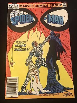 Buy Peter Parker Spectacular Spider-man 70 4.5 3rd Cloak And Dagger Wk8 • 4.72£