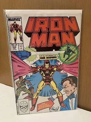 Buy Iron Man 235 🔥1988 Paul St Pierre🔥Stark Enterprises🔥Copper Comics🔥VF+ • 4.74£