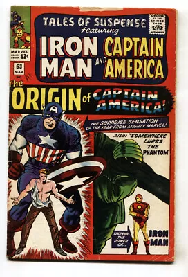 Buy TALES OF SUSPENSE #63--comic Book--1965--Origin--Marvel • 34.79£