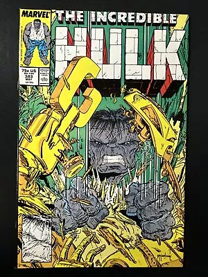 Buy Incredible Hulk #343 Copper Age Marvel Comics 1st Print McFarlane Very Fine *A2 • 7.99£