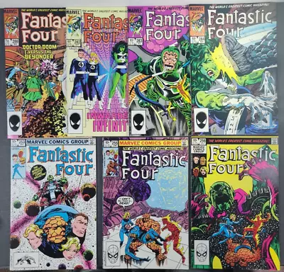 Buy (7) Fantastic Four #253 255 256 282 283 284 288 (Marvel 1983) Lot Run John Byrne • 18.34£