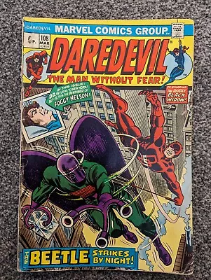 Buy Daredevil & Black Widow 108. Marvel 1974. The Beetle. Combined Postage • 2.49£