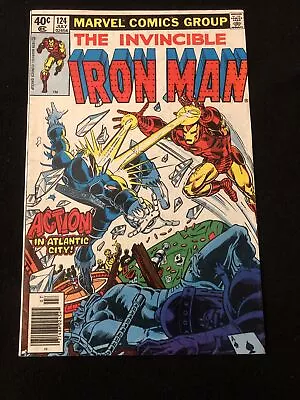 Buy Iron Man 124 5.0 5.5 Newsstand 1979 Ss • 7.99£