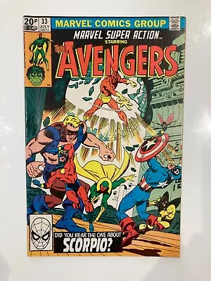 Buy Marvel Super Action 33 - 1981 - Good Condition - Reprints Avengers 72 • 3.50£