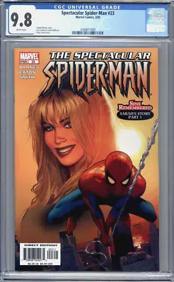 Buy Spectacular Spider-Man #23 (2005)  Greg Land Cover   1st Print  CGC 9.8 • 33.85£
