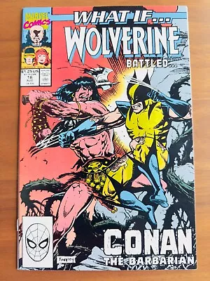 Buy What If #16  1990 1st Wolverine Conan Battle VF/VF+ • 6.32£